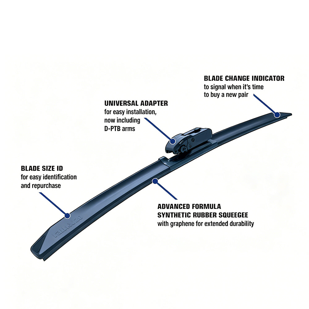 22 Inch Truck SUV Rugged Series Premium Wiper Blade All Weather